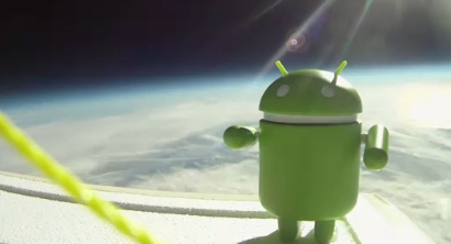 Android at the edge of space