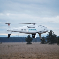Wescam MX-10 EO/IR payload flying on Camcopter S-100 UAV