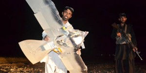 US surveillance drone crashes in Pakistan, perhaps.