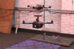 GRASP lab formation flight and quad on quad landings