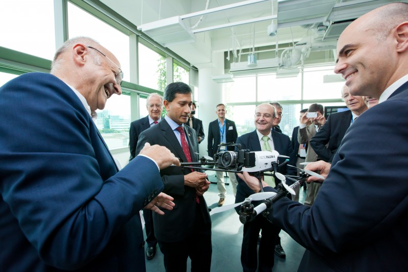 UAS demonstration at Singapore ETH Inauguration