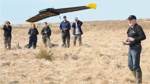 Drone maps Exmoor’s bogs