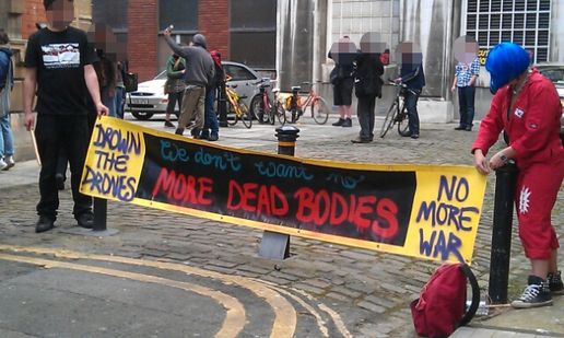 Arrests at protest over ‘remote killing machines’