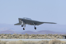 UCAS-D X-47B AV-2 Third Flight