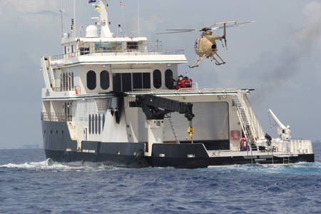 Boeing Demonstrates Autonomous Ship-based Capability of Unmanned Little Bird Rotorcraft