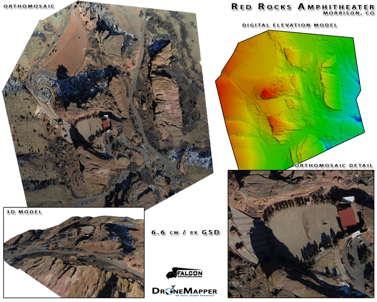 Red Rocks Amphitheater mapped by UAS – sUAS News