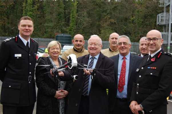 UAV Demonstration with Leighton Andrews AM