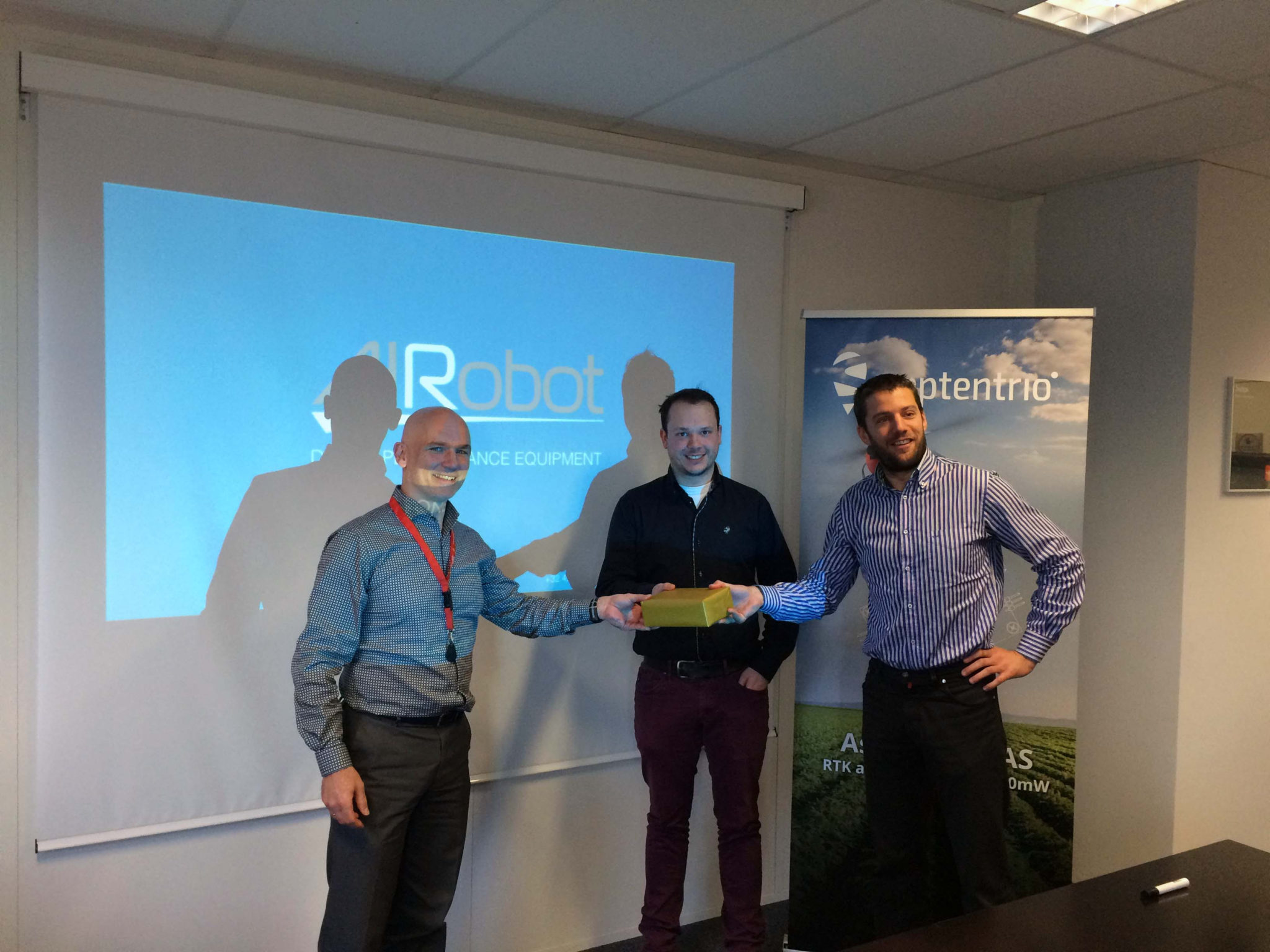 Septentrio awarded AiRobot – winners of the special Septentrio Galileo Masters (Flanders Challenge) prize 2015