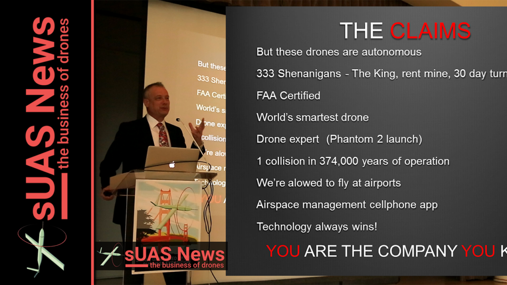 Patrick Egan 2016 expo presentation sUAS News YouTube Thumbnail