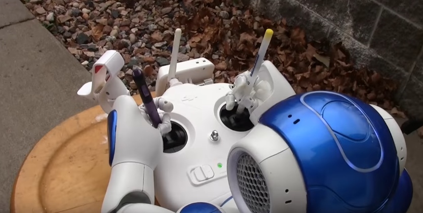 NAO Robot flying drone