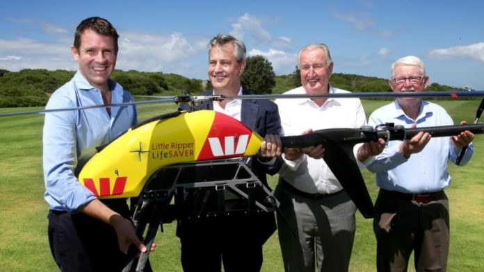 littleripper BIG Little Ripper drone being held by team