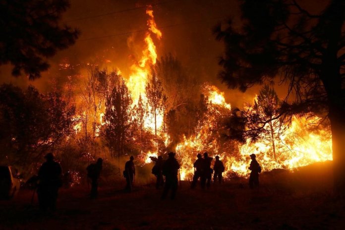wildfire Warm Springs