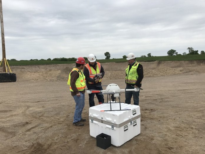 Microdrones with Fontier Precision on site microdrones
