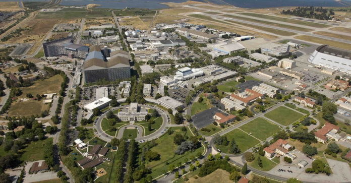 Aerial View Moffett Field