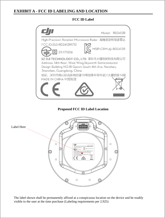 DJI radar