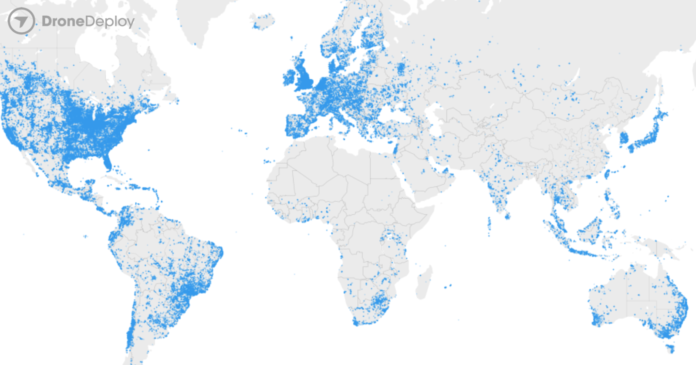 drone deploy world map