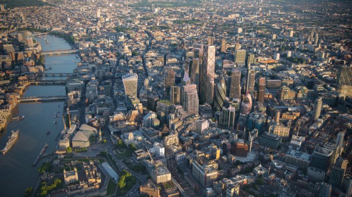 london from air