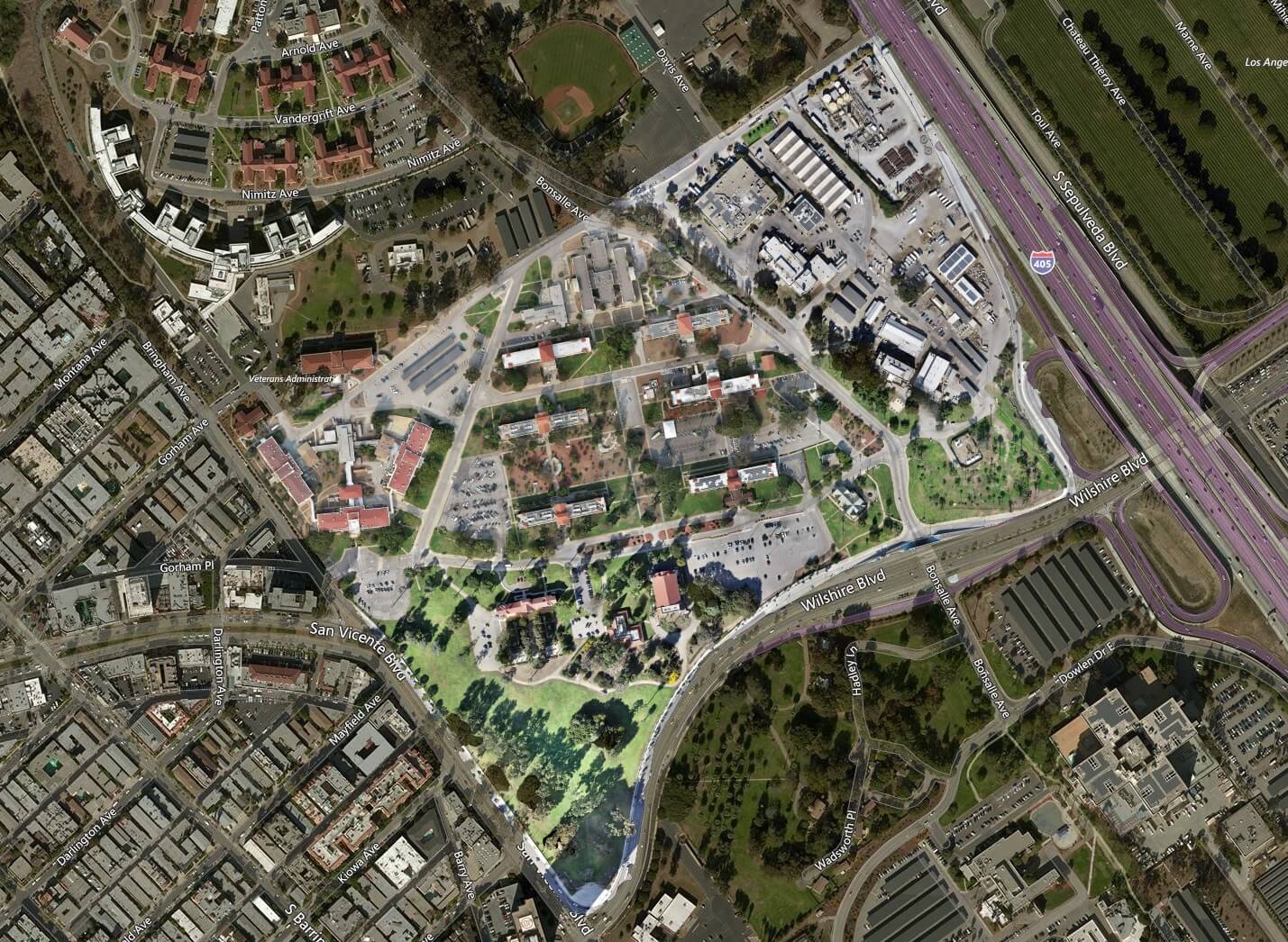 West La Va Map Wounded Eagle Uas Completes Aerial Photogrammetry Mission Of The Va West  Los Angeles Medical Center Campus - Suas News - The Business Of Drones