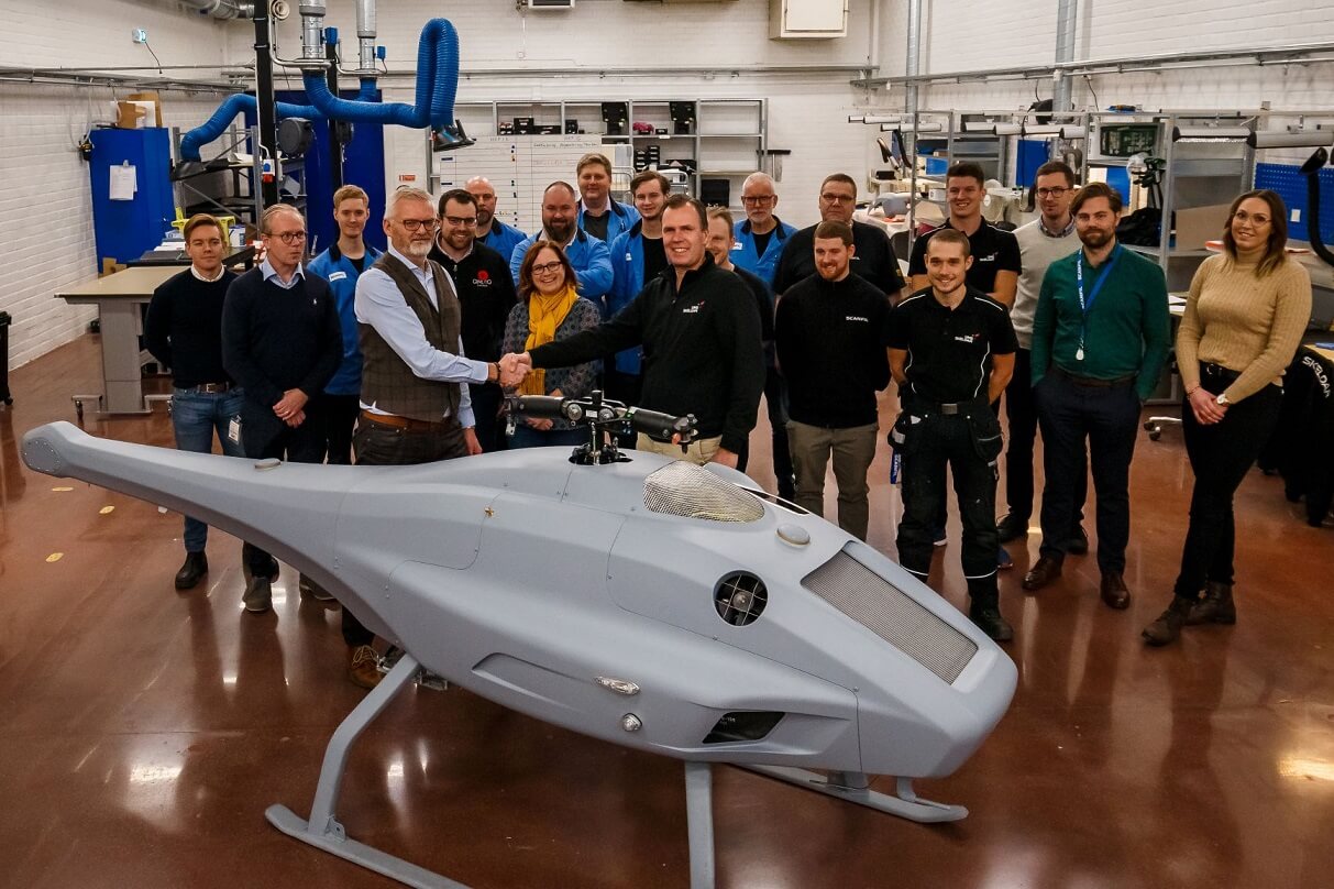 First SKELDAR V 200 platforms from Scanfil make way on to frontline ahead of mass production planned for 2020 sUAS News