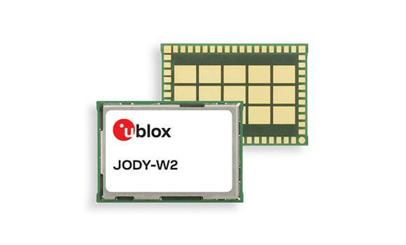 uBlox JODY-W2 flexible automotive/industrial multiradio module