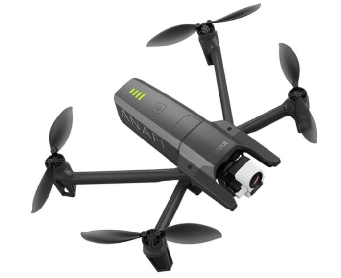 anafi drone range