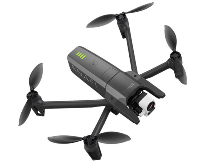 parrot anafi drone range