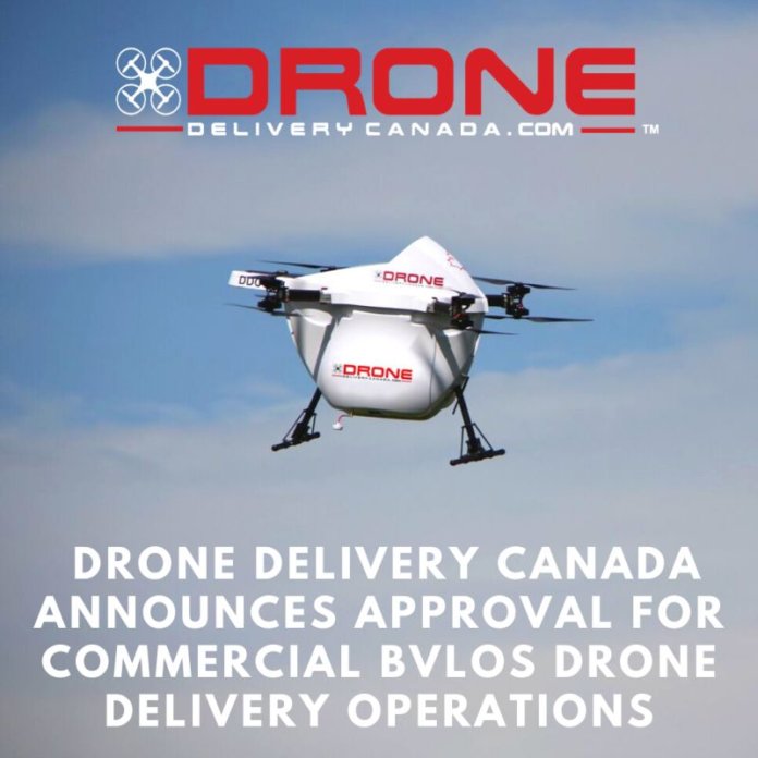 Drone Delivery Canada announces approval for commercial BVLOS drone