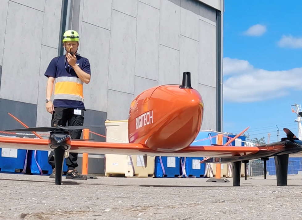 RigiTech assessments drone supply service to a substation at Ørsted’s Anholt offshore wind farm – sUAS Information