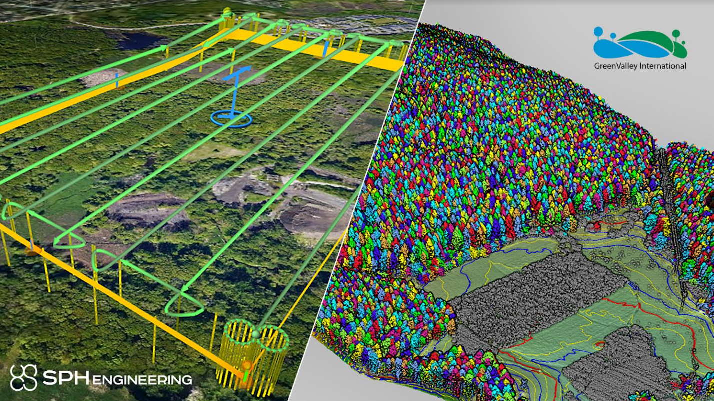 SPH Engineering un GreenValley International sinhronizē UAV tehnoloģijas, lai savāktu un apstrādātu LiDAR datus — Mazo bezpilota gaisa sistēmu ziņas