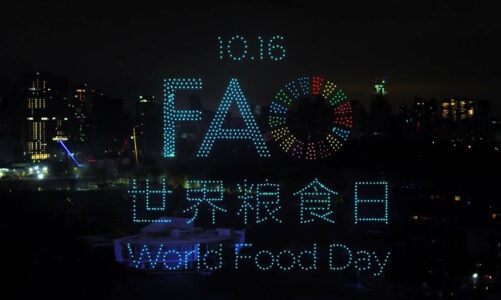 DJI Debuts Drone Light Show In Celebration Of The 43rd FAO World Food Day