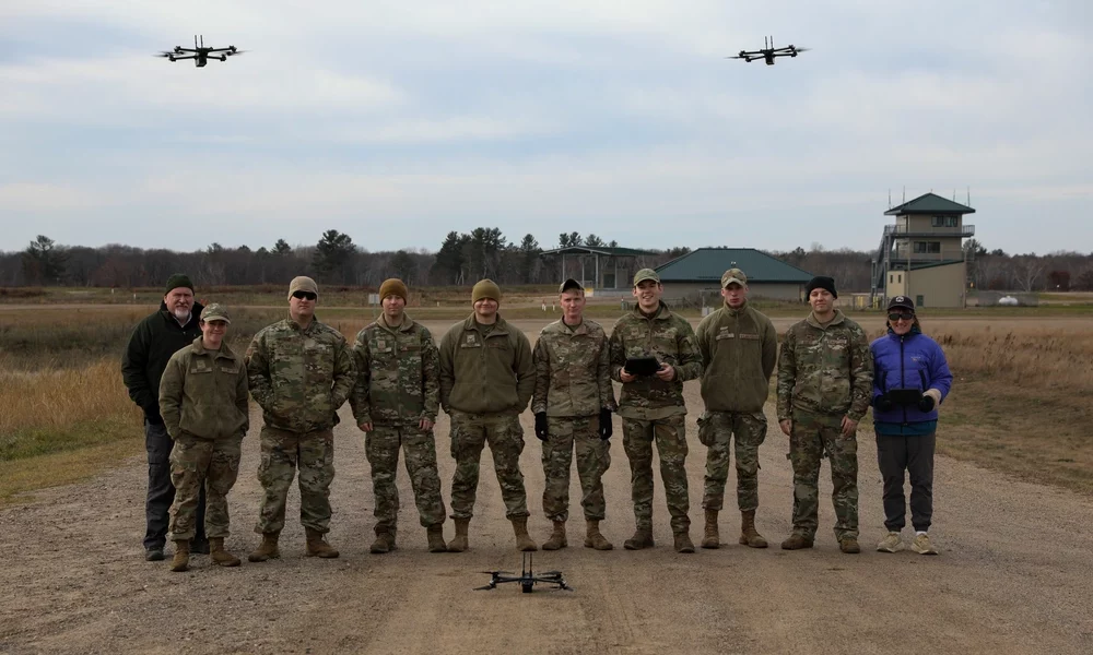 133rd Security Forces Squadron Becomes First National Guard Unit to Certify Airmen on The Skydio X2D Drone