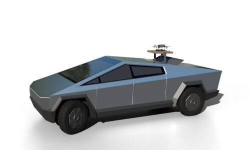 HEISHA Unveils Automatic Drone Dock DCap CT for Tesla Cybertruck