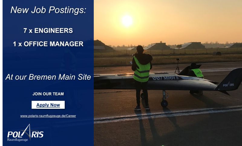 POLARIS Raumflugzeuge GmbH is hiring – sUAS News POLARIS Raumflugzeuge GmbH is hiring – sUAS News